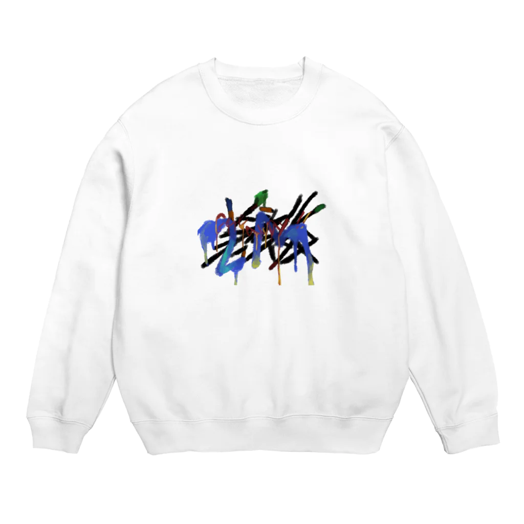 【ダウナー】脱力系専門店【エモ】のソーシャルディスタンスやばめやばめ Crew Neck Sweatshirt