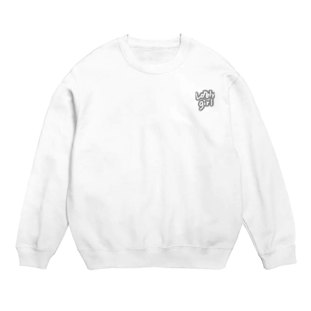 nemuri_のlonely girl Crew Neck Sweatshirt