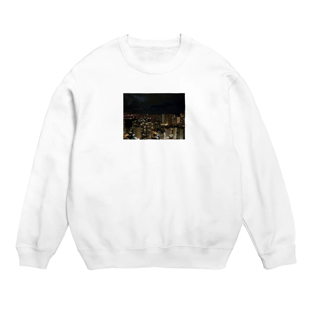 kayのハワイの夜景❤︎ Crew Neck Sweatshirt