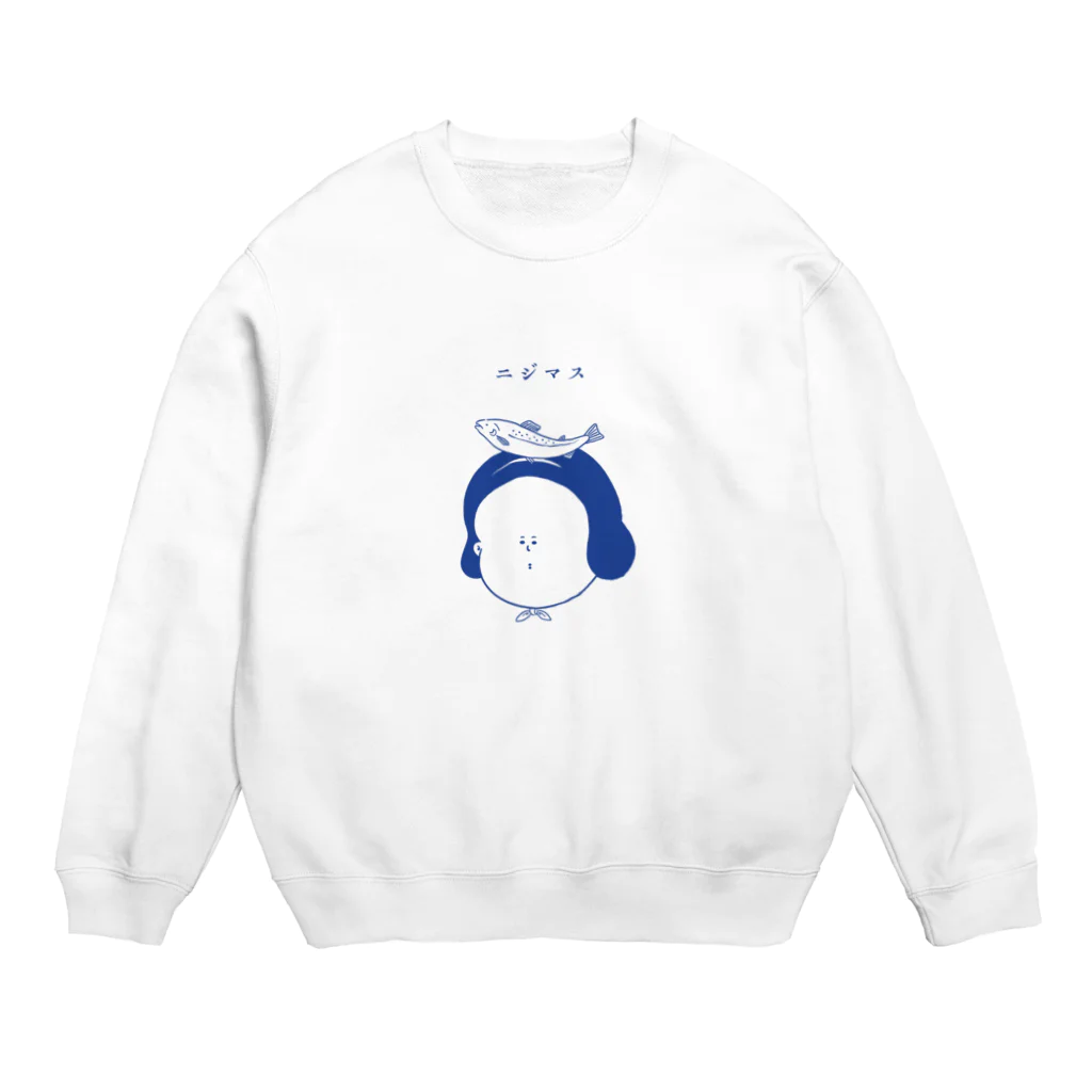 イノウエ ノイ のニジマス Crew Neck Sweatshirt