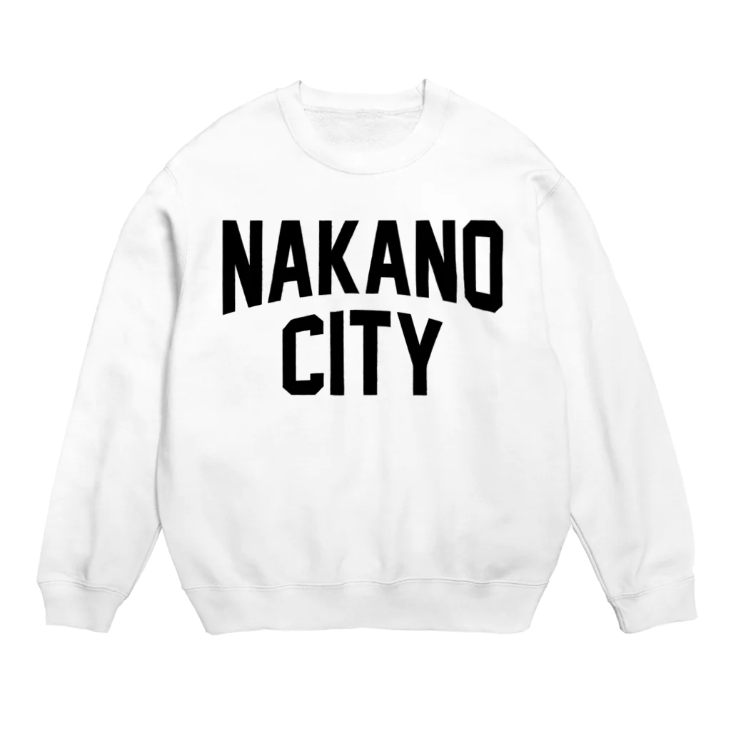JIMOTO Wear Local Japanの中野区 NAKANO CITY ロゴブラック スウェット