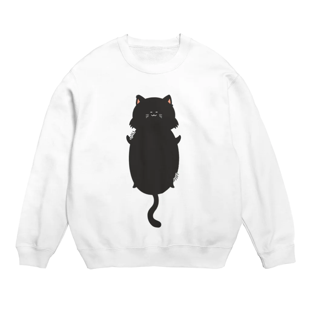 おひまみさたっくのふっくら猫（昼寝） Crew Neck Sweatshirt