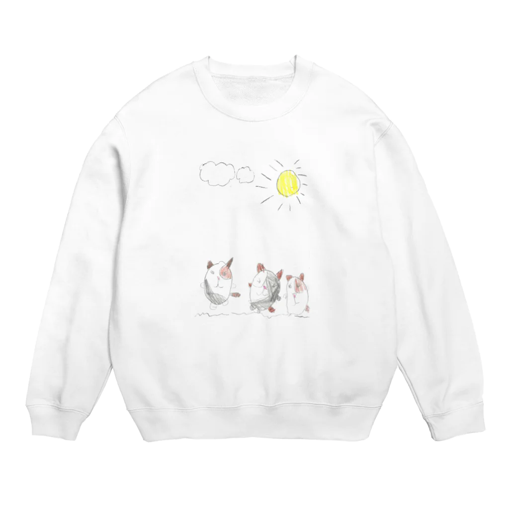 カモシカのニョッキ Crew Neck Sweatshirt