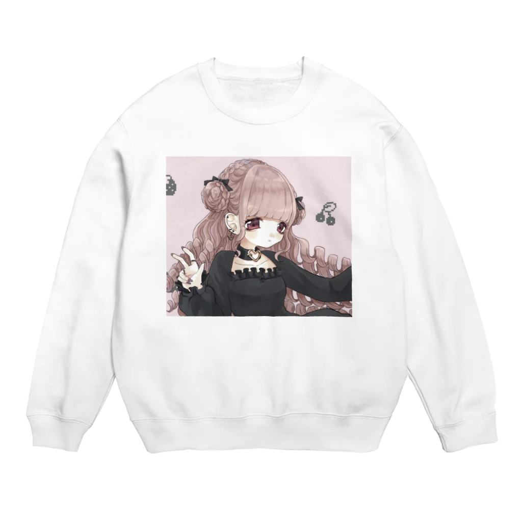 いるるちゃん屋さん（iruruchanyasan）のひつじちゃん2匹目 Crew Neck Sweatshirt