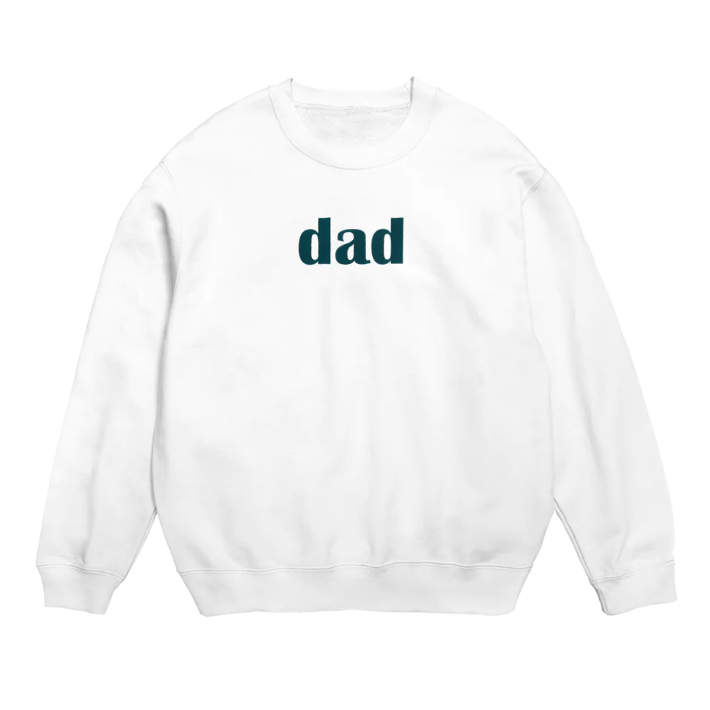 udawakaのお父さん（dad) ダッド Crew Neck Sweatshirt