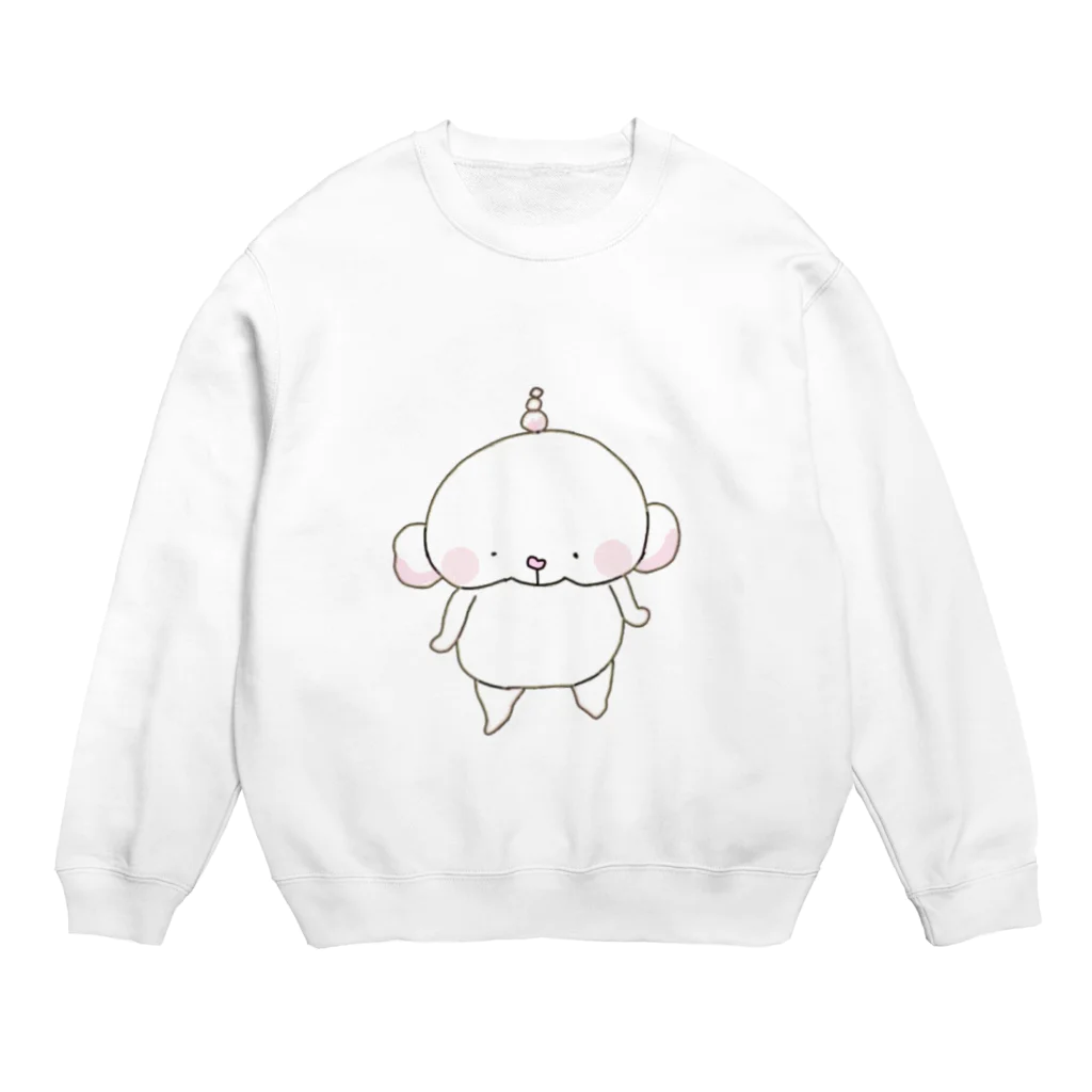 ふぁんたじ。の宝箱のましゅまる 。棒立ち Crew Neck Sweatshirt