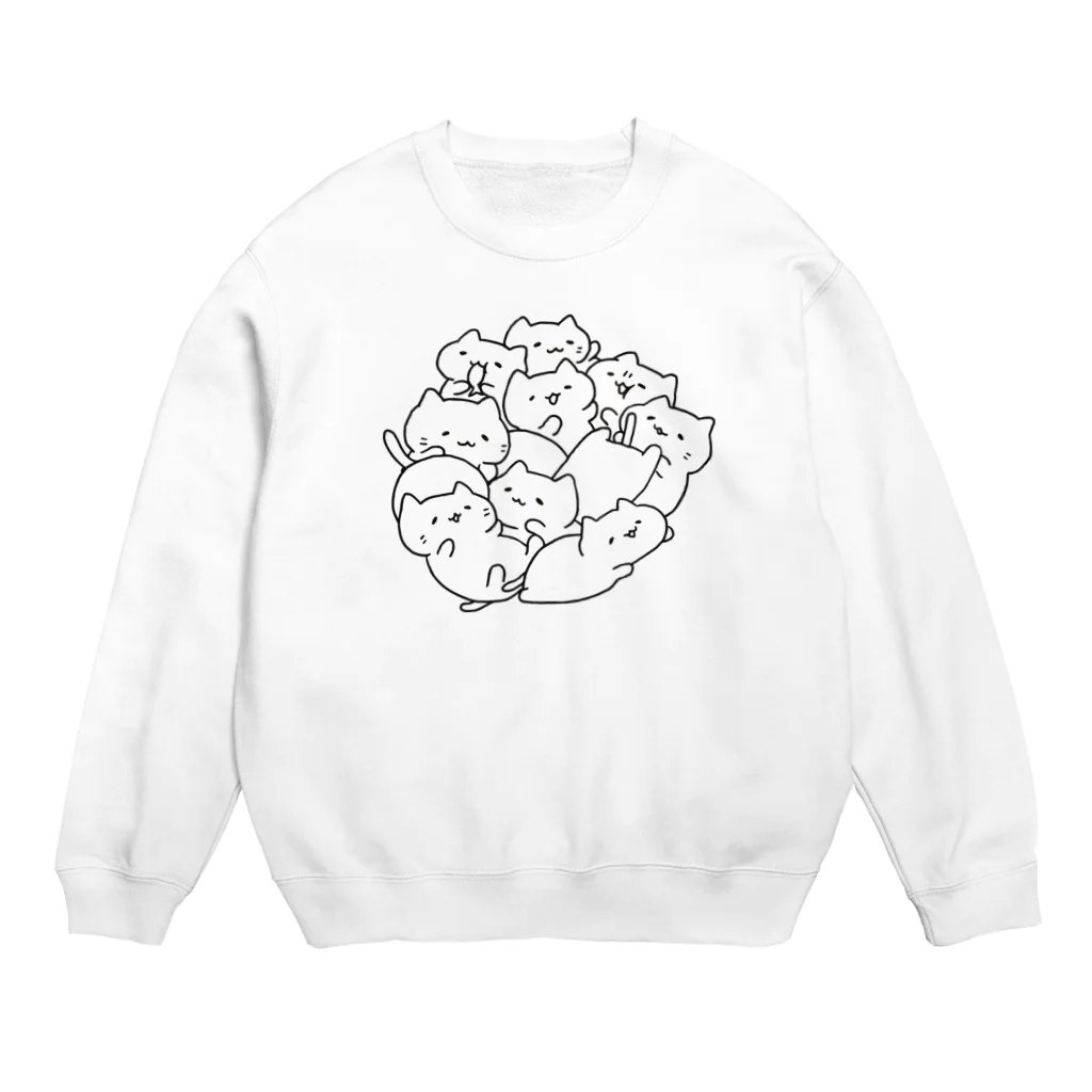 みっちりねこ by frencelのみっちりねこ　シンプル Crew Neck Sweatshirt