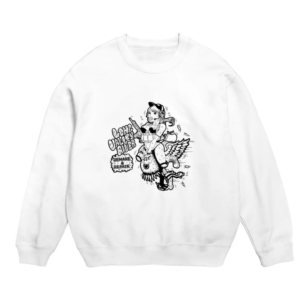 LVRhasegawaのフライングアイガール Crew Neck Sweatshirt