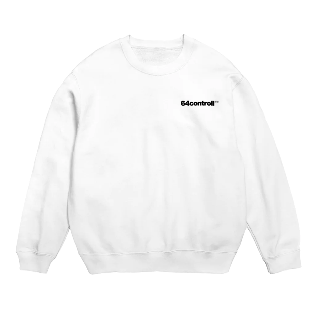 64controllの64controll™ BLK Crew Neck Sweatshirt