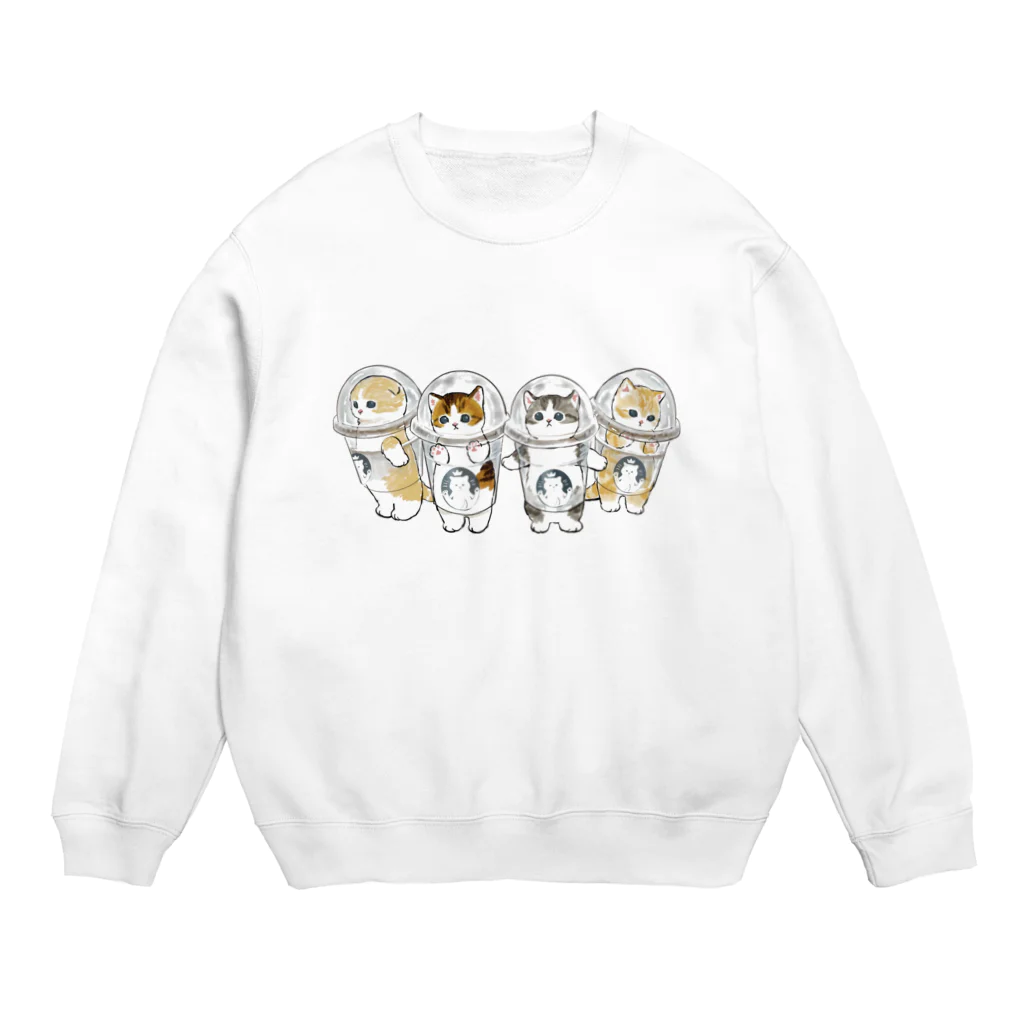 mofusandの防御力ZERO宇宙服 Crew Neck Sweatshirt