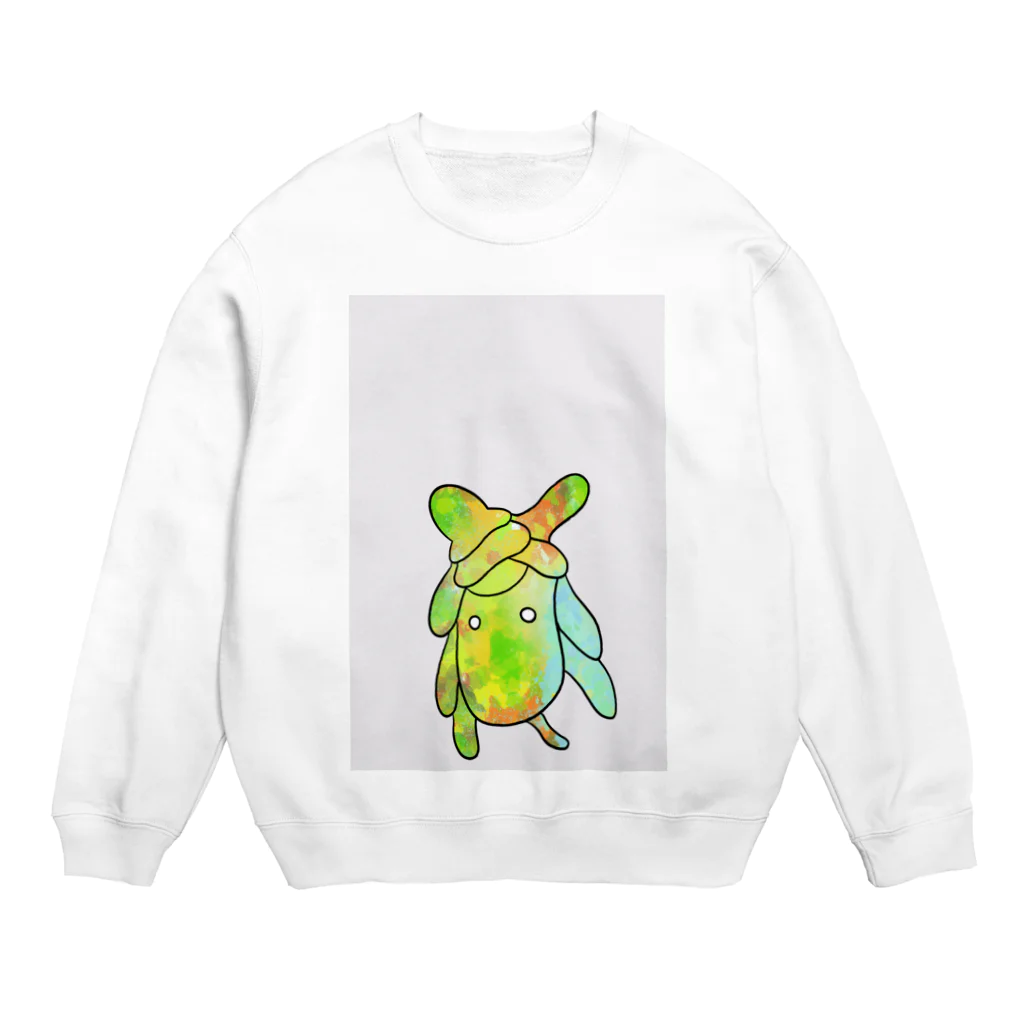 青空宮庫の水宮青オリジナルイラスト3 Crew Neck Sweatshirt