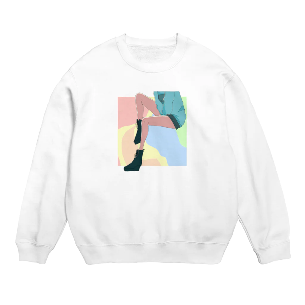 今日のゆかちゃのパステルゆかちゃ Crew Neck Sweatshirt