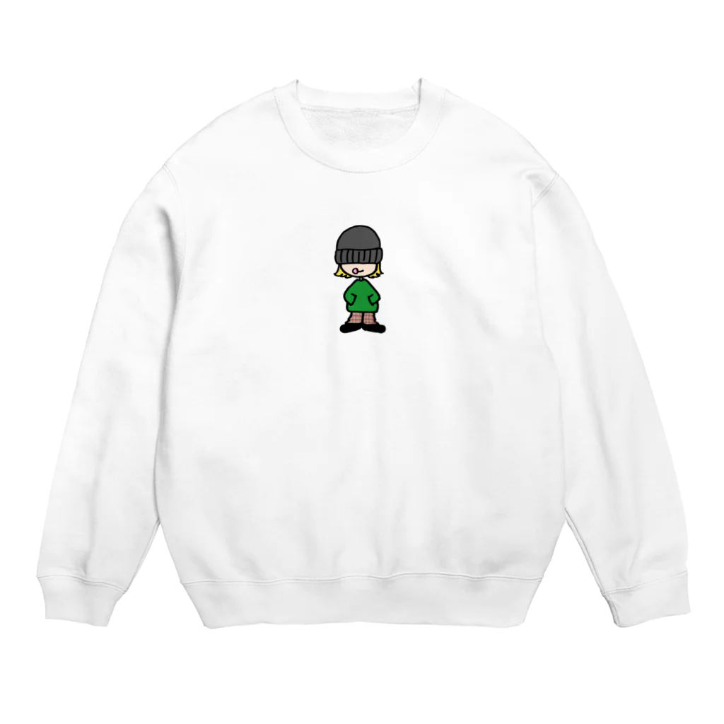 Blueegのストリートガール Crew Neck Sweatshirt