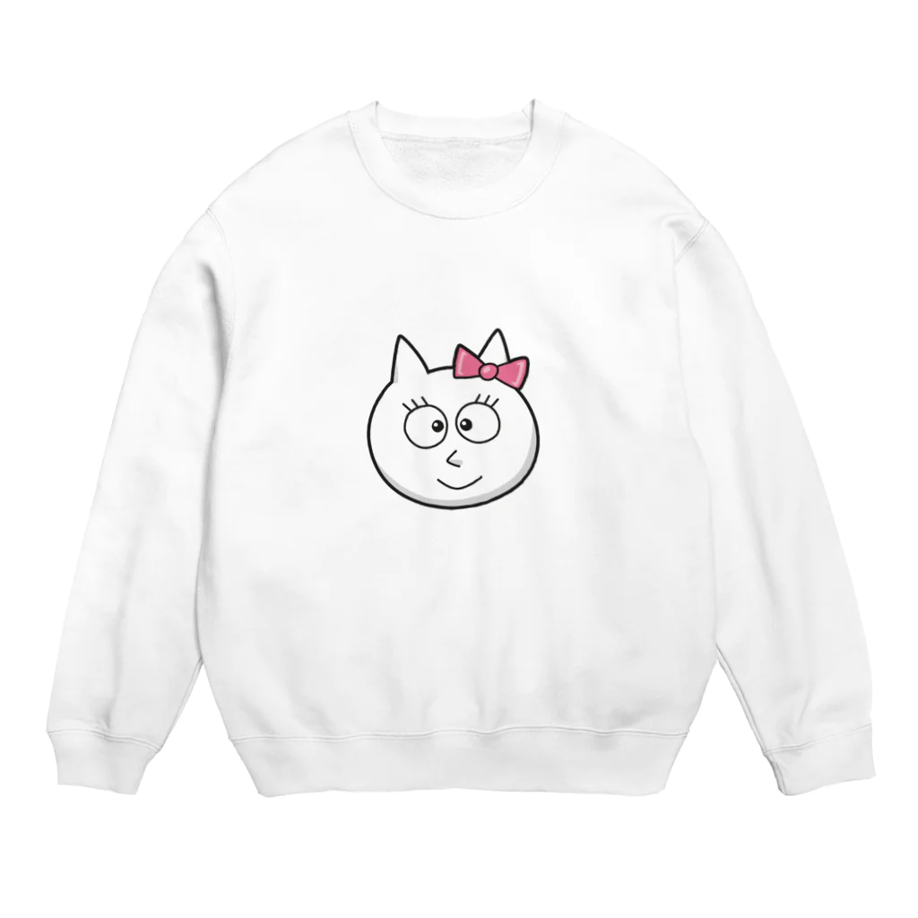 からあげのねこじすたグッズ Crew Neck Sweatshirt