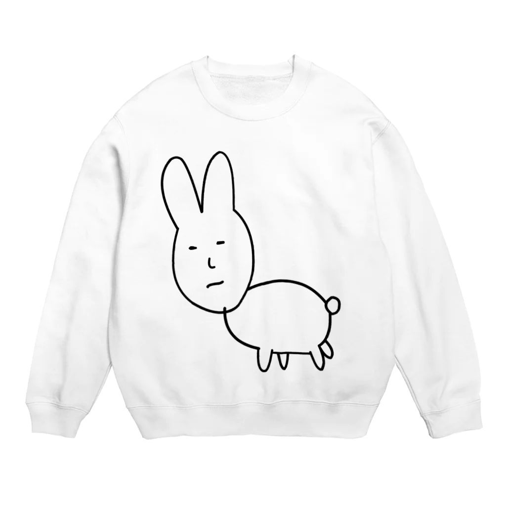 うさぎたん＠無職のうさぎたん Crew Neck Sweatshirt