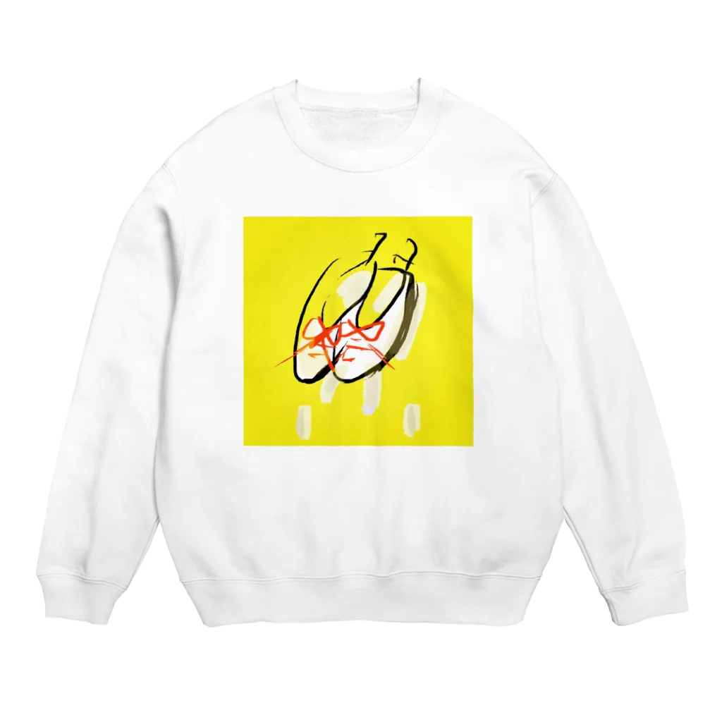 PiOPiOの濡れた上履き、優しさで乾く。 Crew Neck Sweatshirt