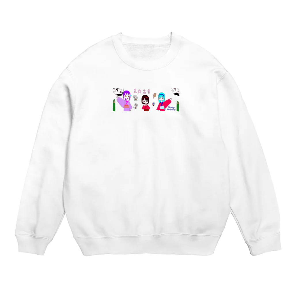 【妖怪高校】妖怪学園高等部 公式の妖怪高校2021 Crew Neck Sweatshirt