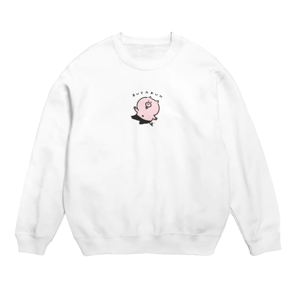 つじのぶたくん ドット編 Crew Neck Sweatshirt