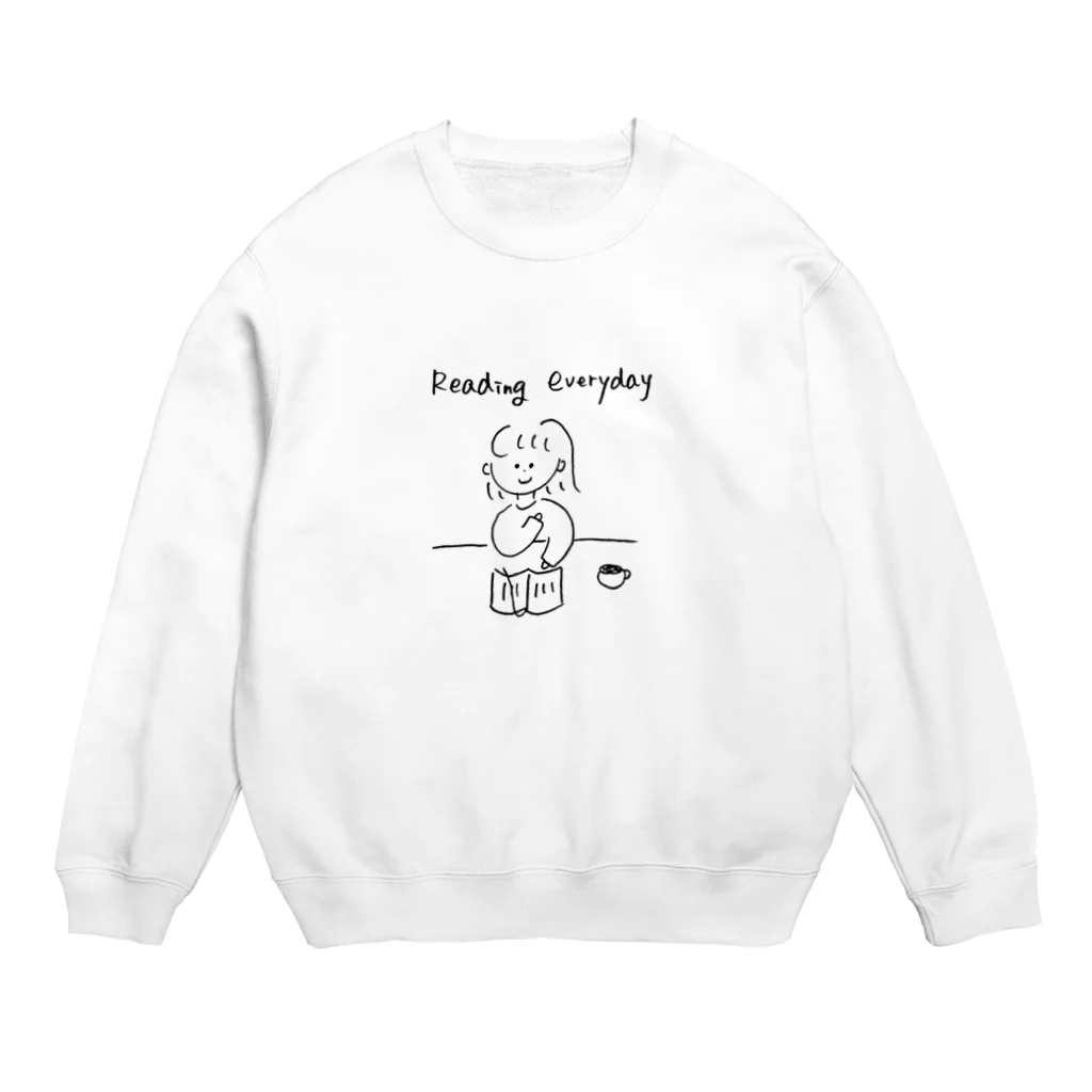 bookwarmのReading everyday Crew Neck Sweatshirt