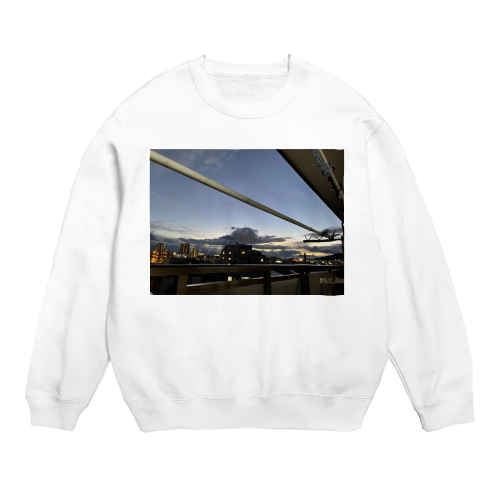 お疲れ様でしたのベランダ Crew Neck Sweatshirt