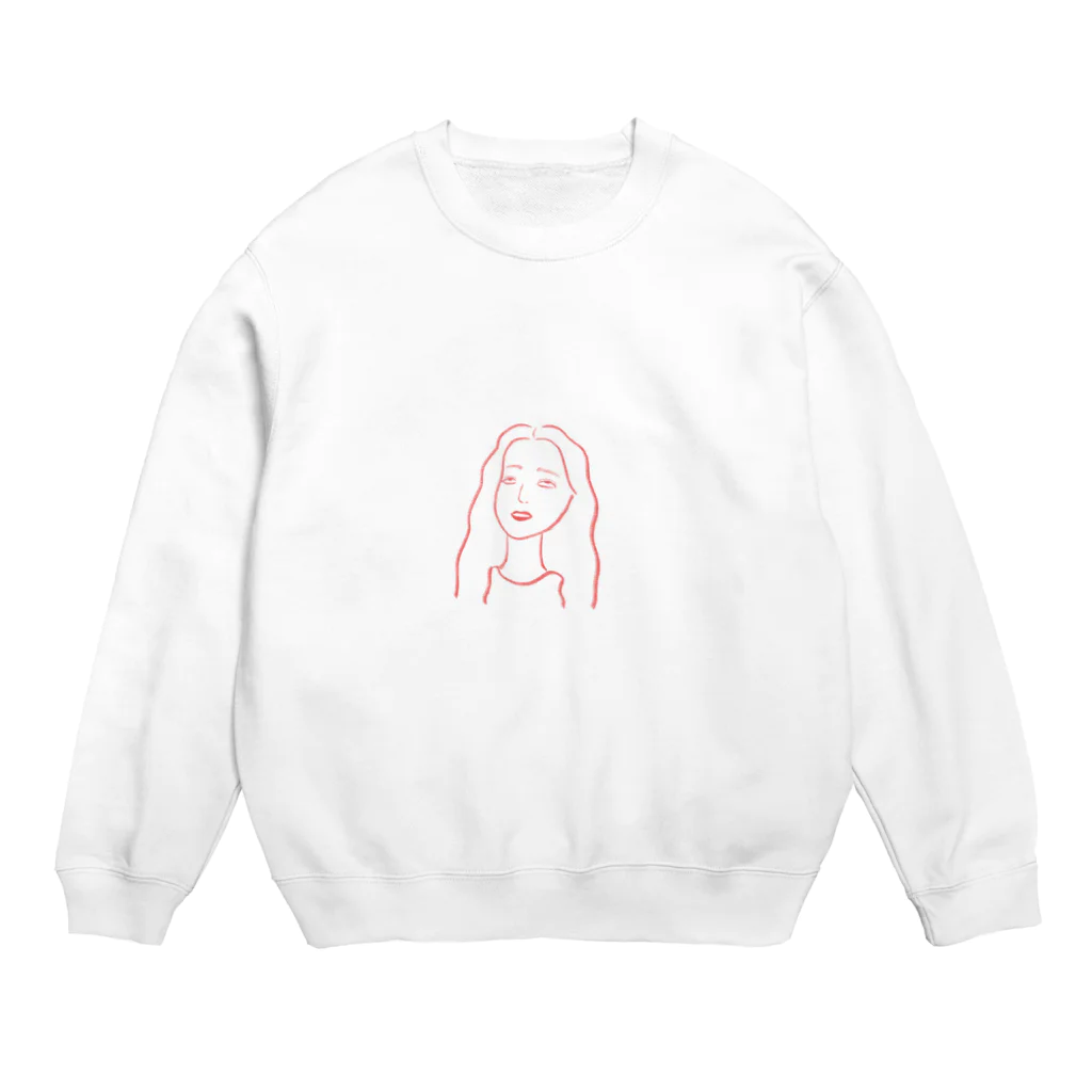 MEIの白目むくわ Crew Neck Sweatshirt