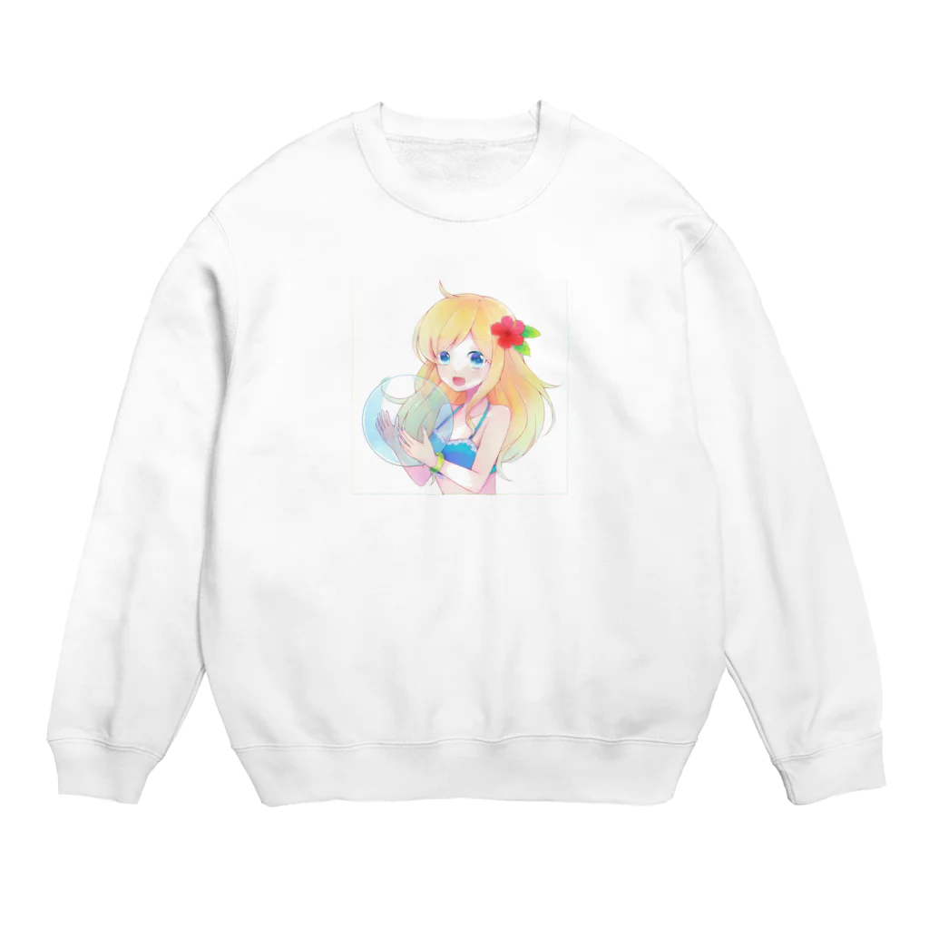 アクセルスタイルの水着美女　 Crew Neck Sweatshirt