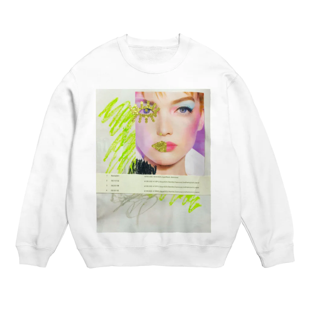 88888888_collageのcollage no.    【cut line 】 Crew Neck Sweatshirt