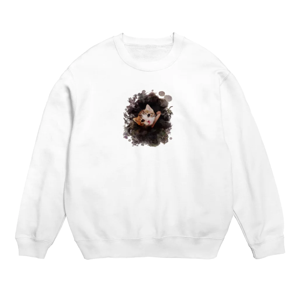 chaton mimi lapereauのみーみークラブ　ノエルくん Crew Neck Sweatshirt