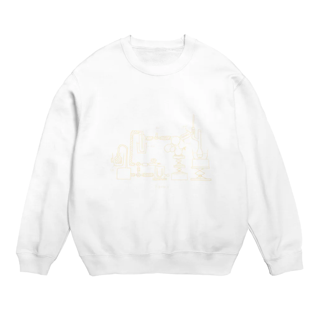 kanakondoriaの化学実験（白抜き Crew Neck Sweatshirt