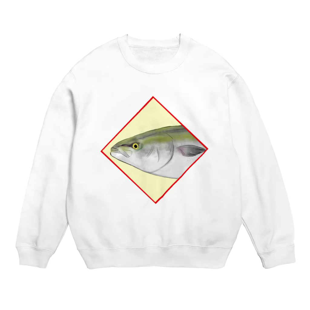 GRICOの出世魚のぶり Crew Neck Sweatshirt