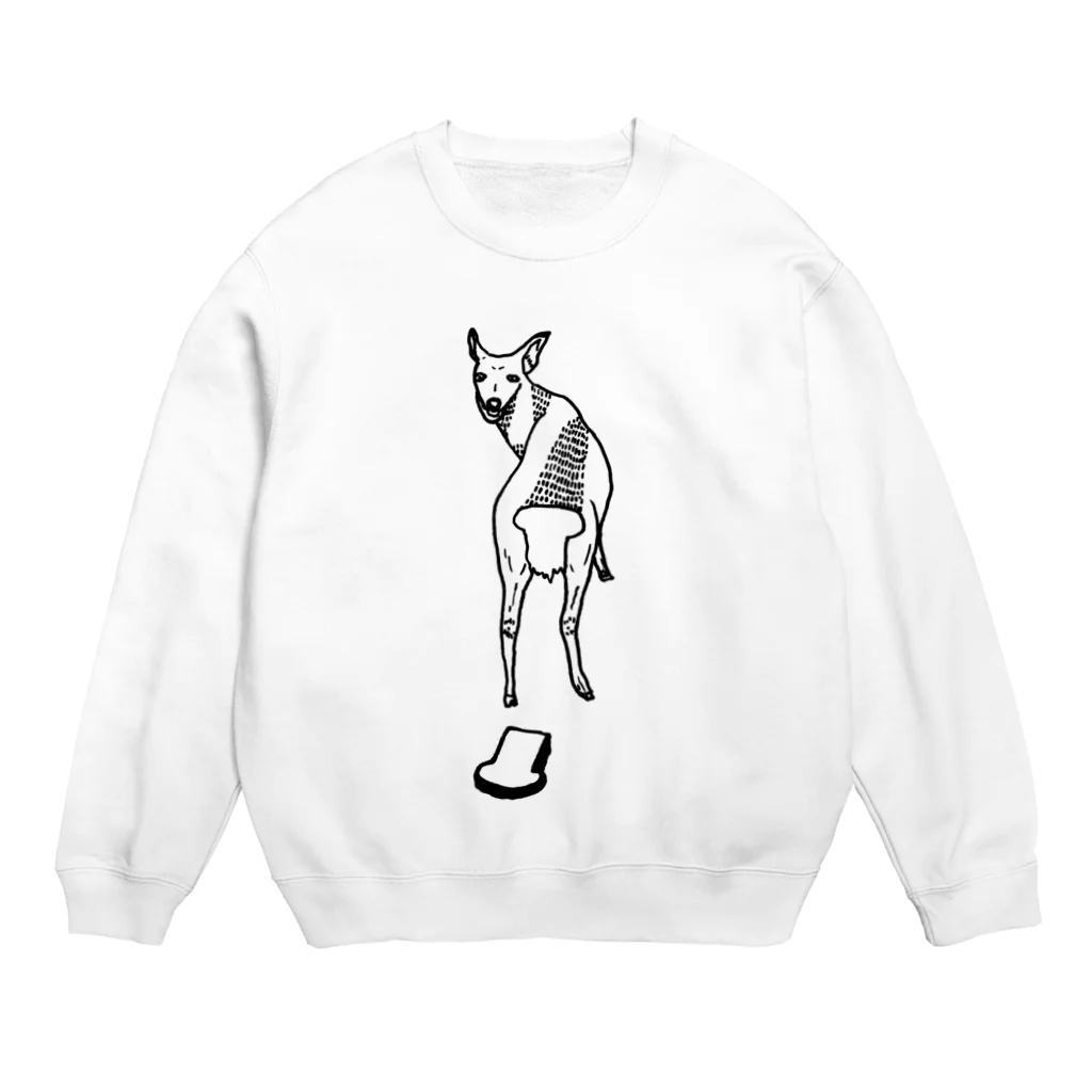 饅頭VERY MUCH SHOP TUNNEL のPAN鹿 Crew Neck Sweatshirt