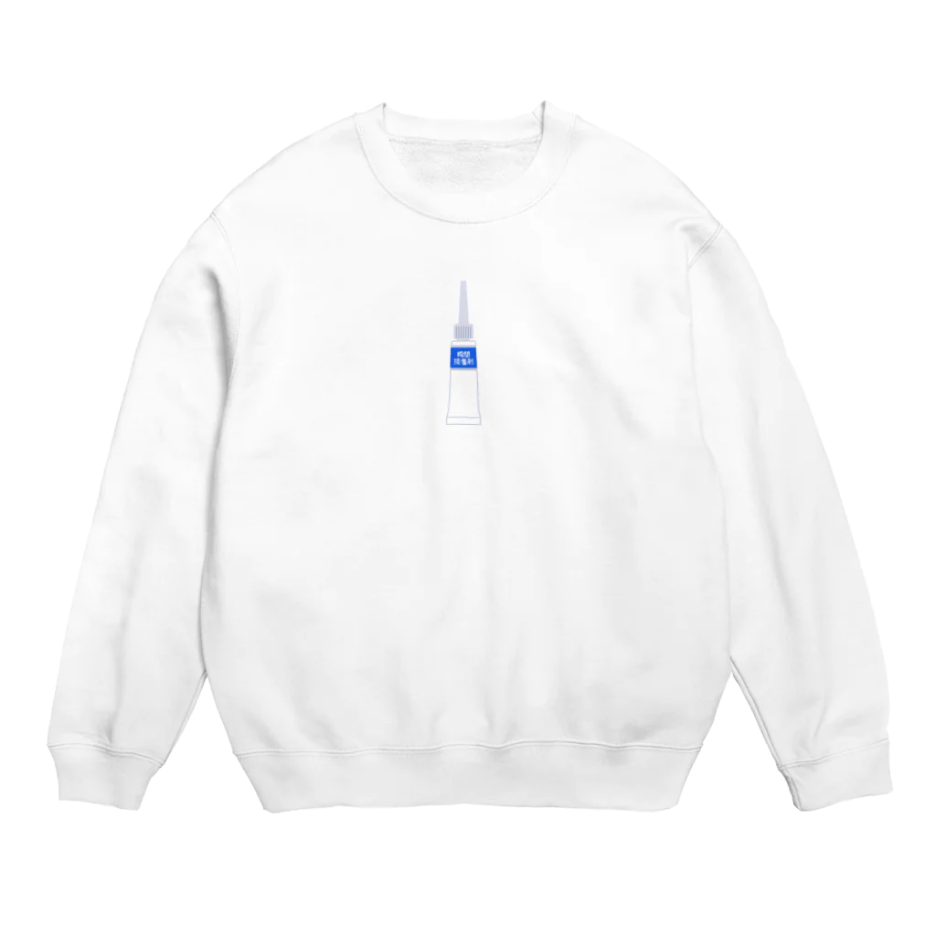 アクセルスタイルの接着剤 Crew Neck Sweatshirt