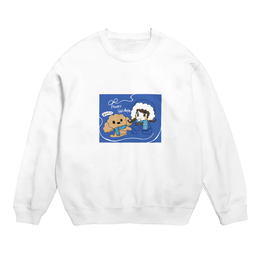 しっぽのあるコーギーショップのHappy Holidays Crew Neck Sweatshirt