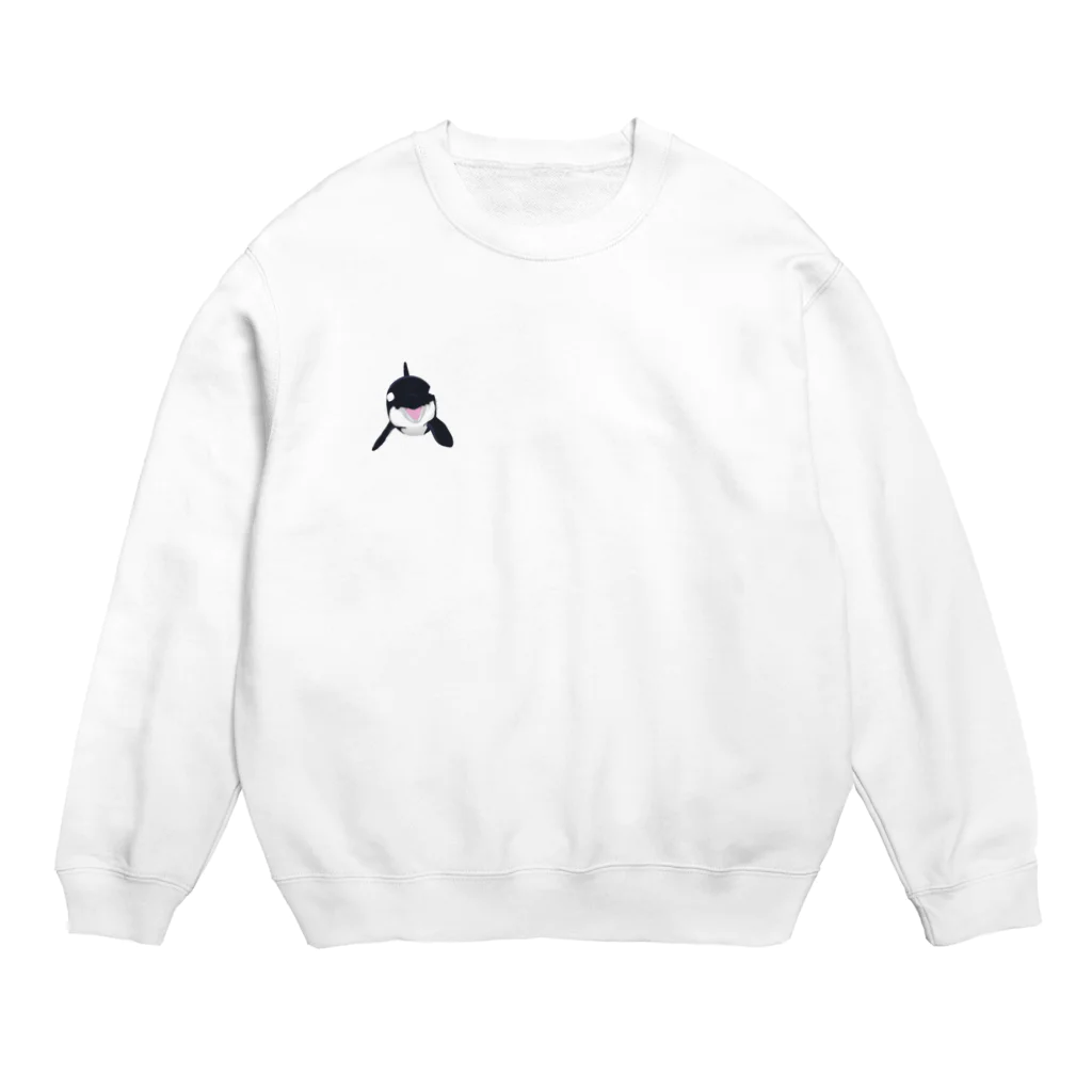 ORCAのORCA_正面顔 Crew Neck Sweatshirt