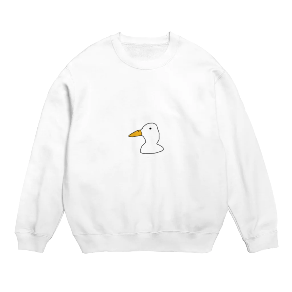 ギリ人ですのモチモチアヒルさん Crew Neck Sweatshirt