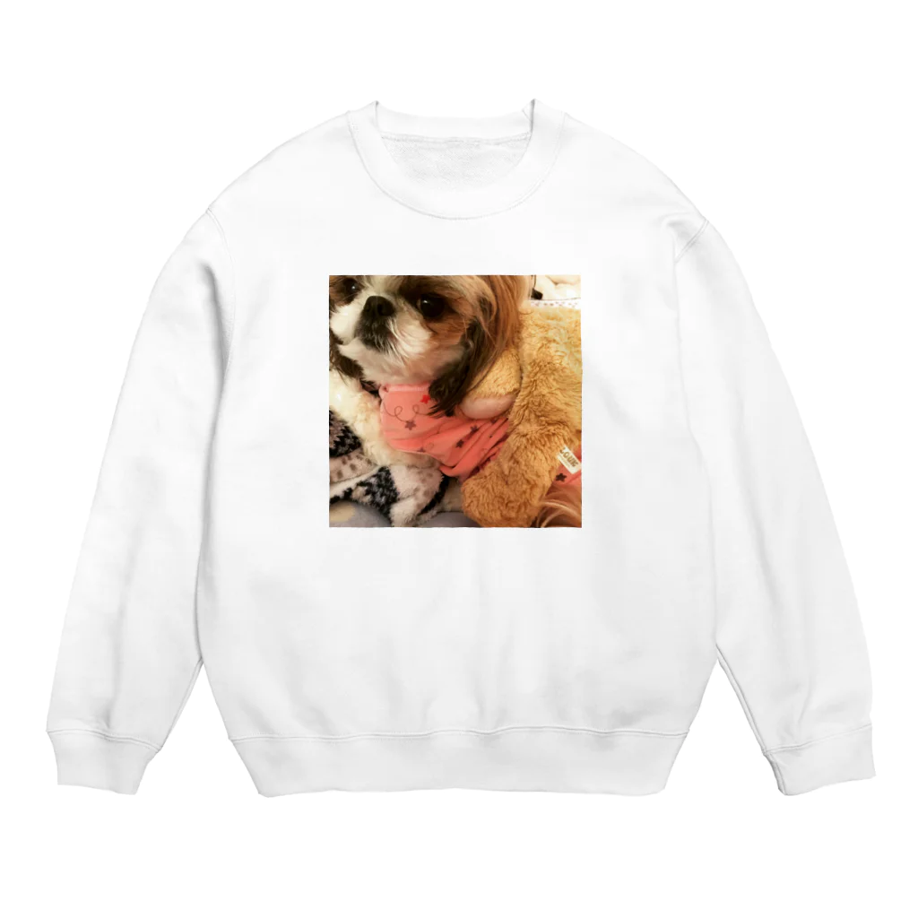 シーズーまつげちゃんのシーズーまつげちゃん Crew Neck Sweatshirt