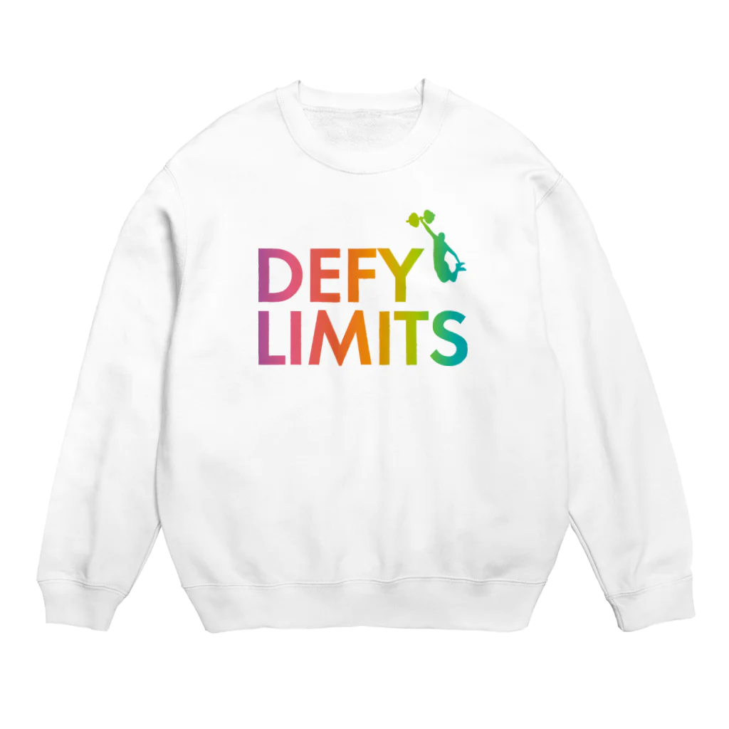 BASE forのDEFY LIMITS MAN Rainbow Crew Neck Sweatshirt