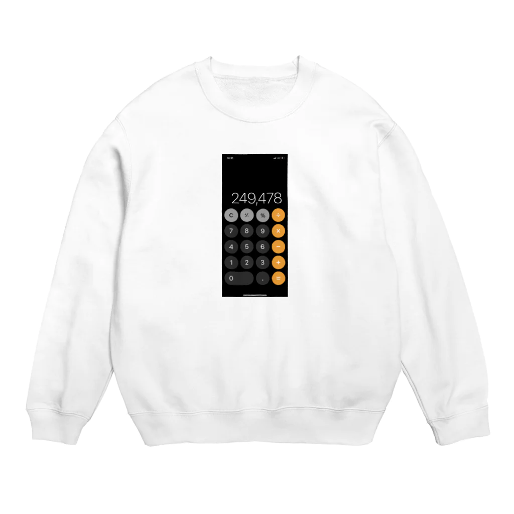 t.tsのぺぽ Crew Neck Sweatshirt