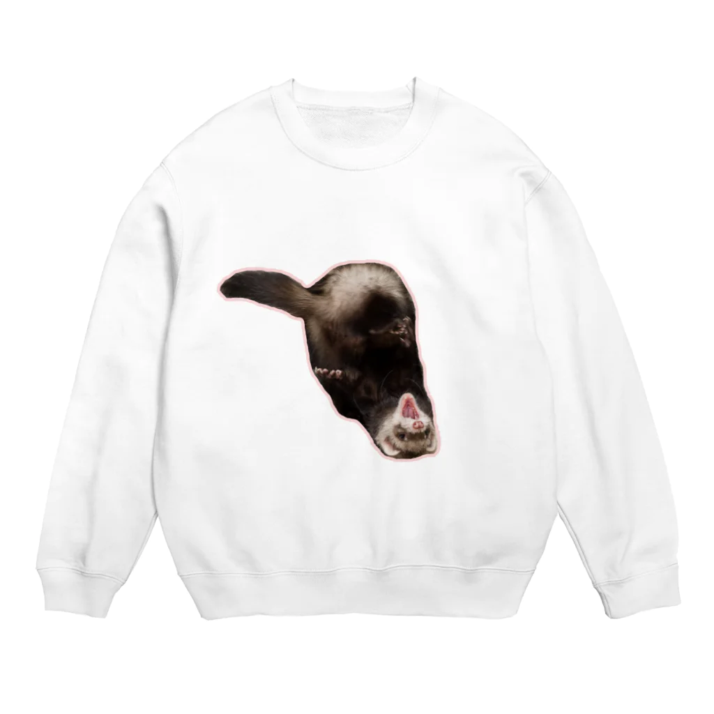 jordanniのlittle shopの逆さまのキキ Crew Neck Sweatshirt