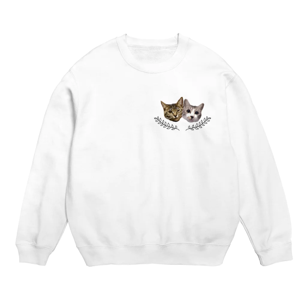 🍀葉っぱちゃんねる🍀の葉っぱなローリエ・ルッコラ Crew Neck Sweatshirt