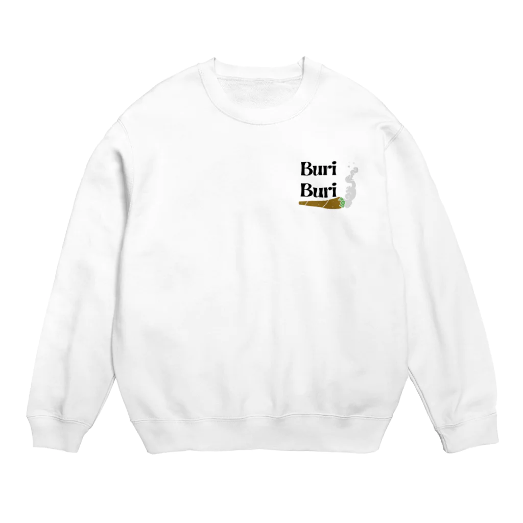 Young Fashion のピースの草 Crew Neck Sweatshirt