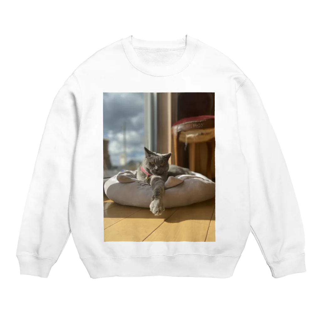 うちの犬うちの猫のねこちゃん Crew Neck Sweatshirt