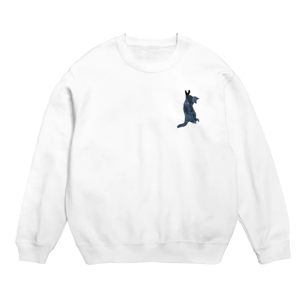 ブリティッシュぶるーのぶるしゃん-でっかい Crew Neck Sweatshirt