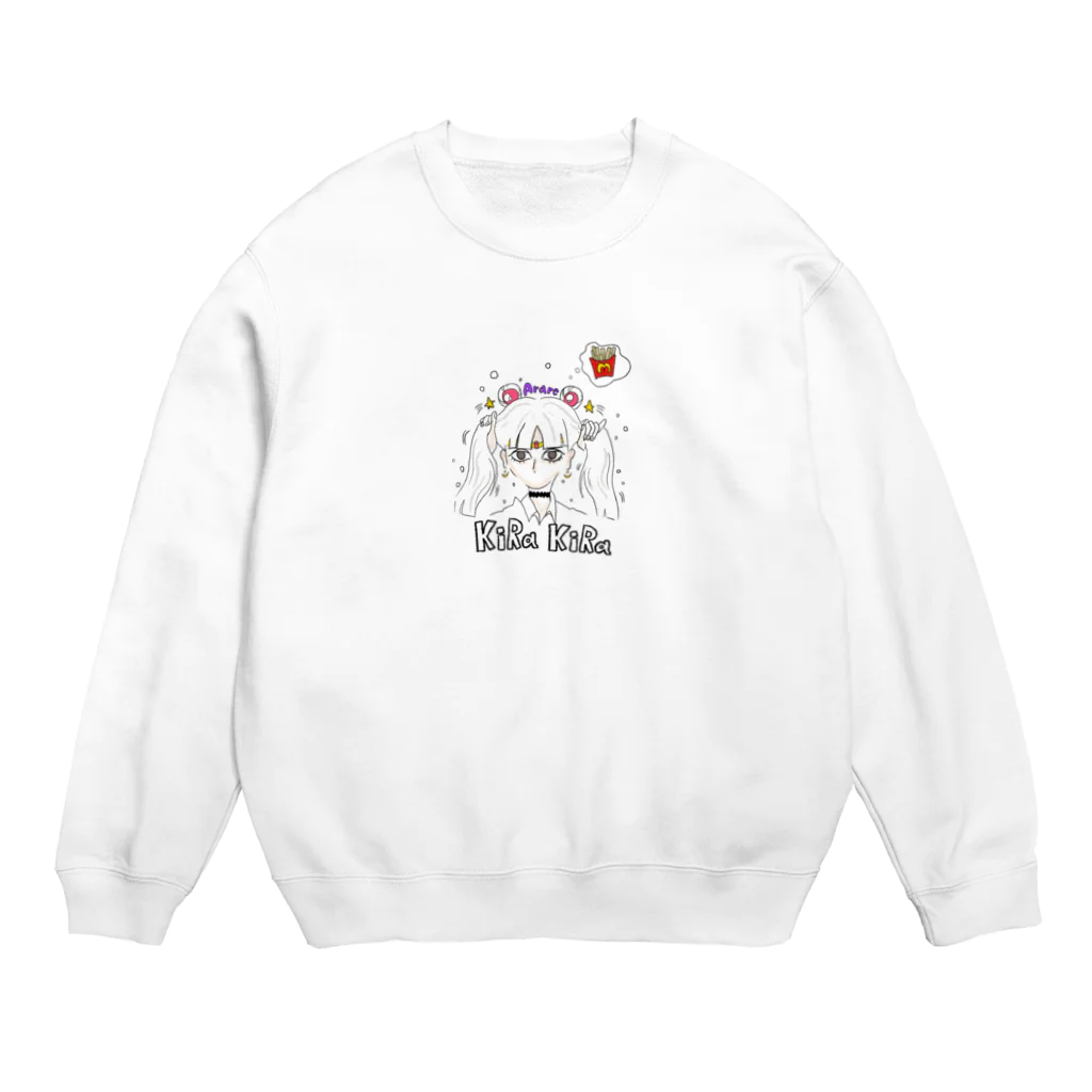 まおのせらむん Crew Neck Sweatshirt