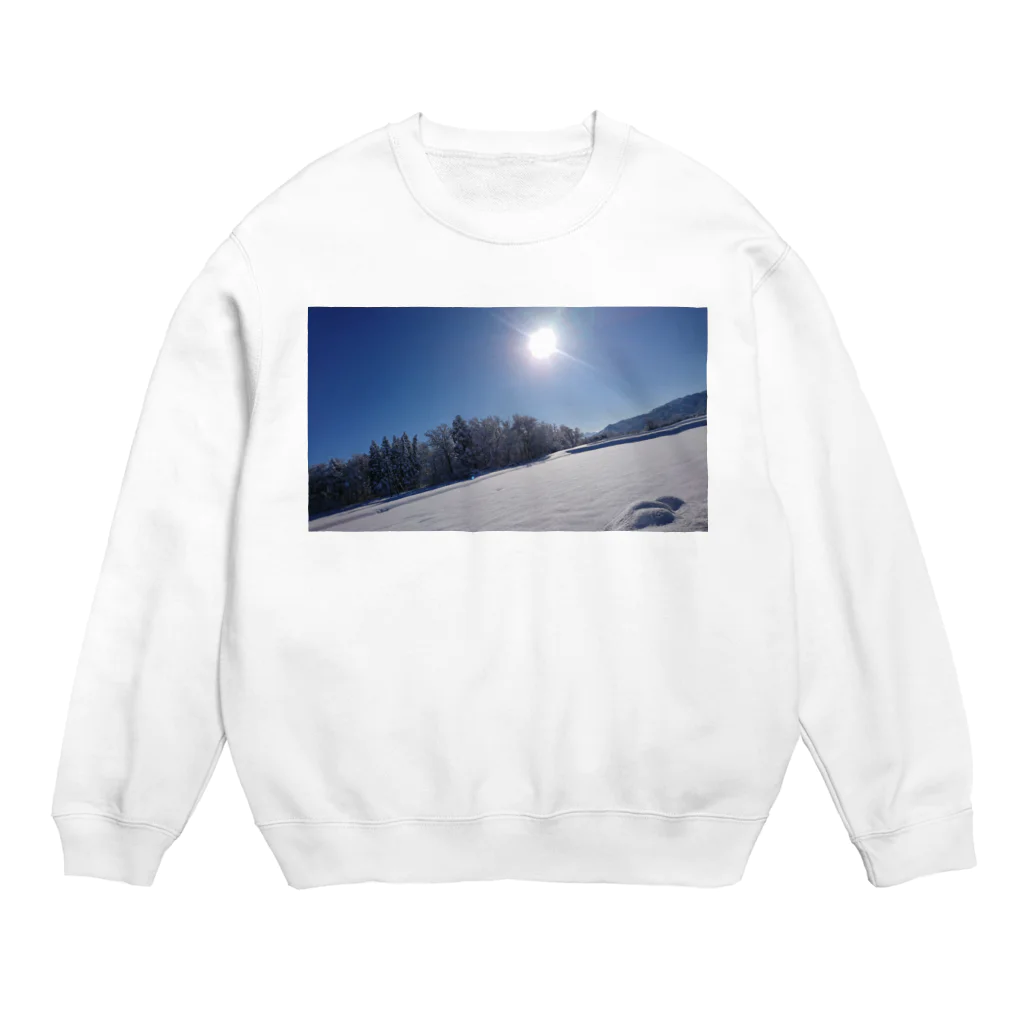 Haidoropnpの雪化粧 Crew Neck Sweatshirt