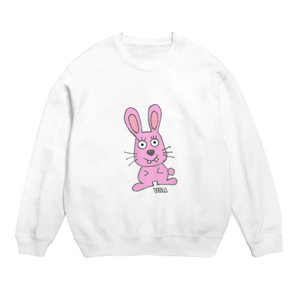 とどまるの【干支】うさぎスウェット Crew Neck Sweatshirt