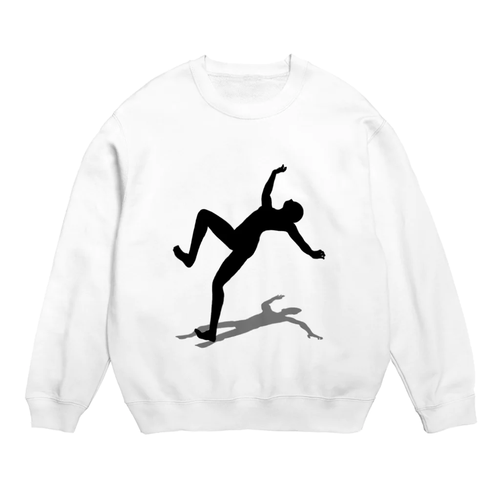 Ｐのアトリエ公式オンラインショップのずっこけシルエット Crew Neck Sweatshirt