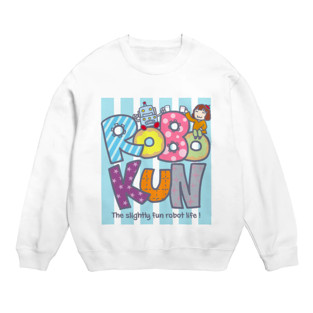 やすこーん（YASCORN）鉄道のロボクン Crew Neck Sweatshirt