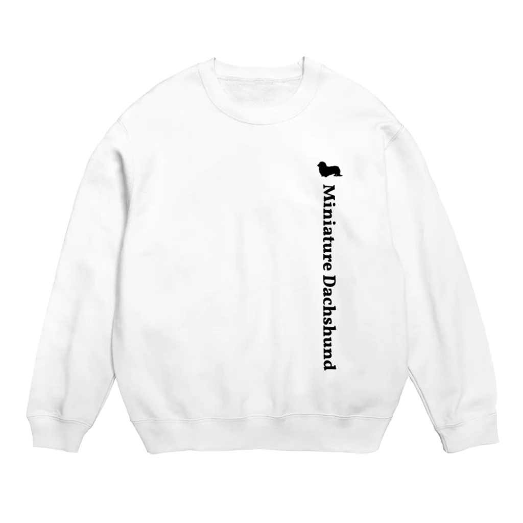 onehappinessのミニチュアダックスフンド Crew Neck Sweatshirt