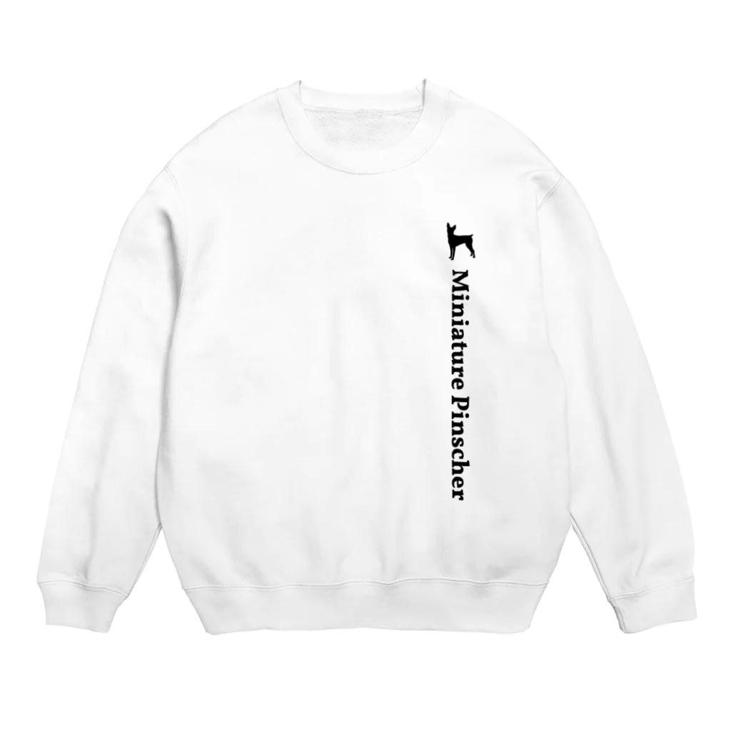 onehappinessのミニチュアピンシャー Crew Neck Sweatshirt